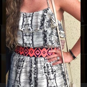 Patterned Freeway Romper